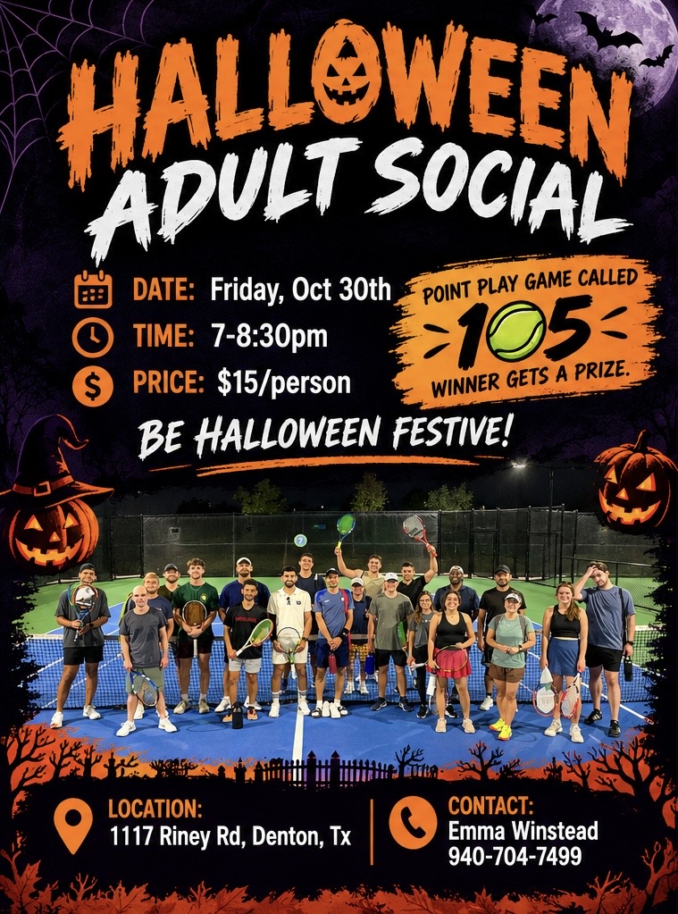 Halloween Adult Social flyer