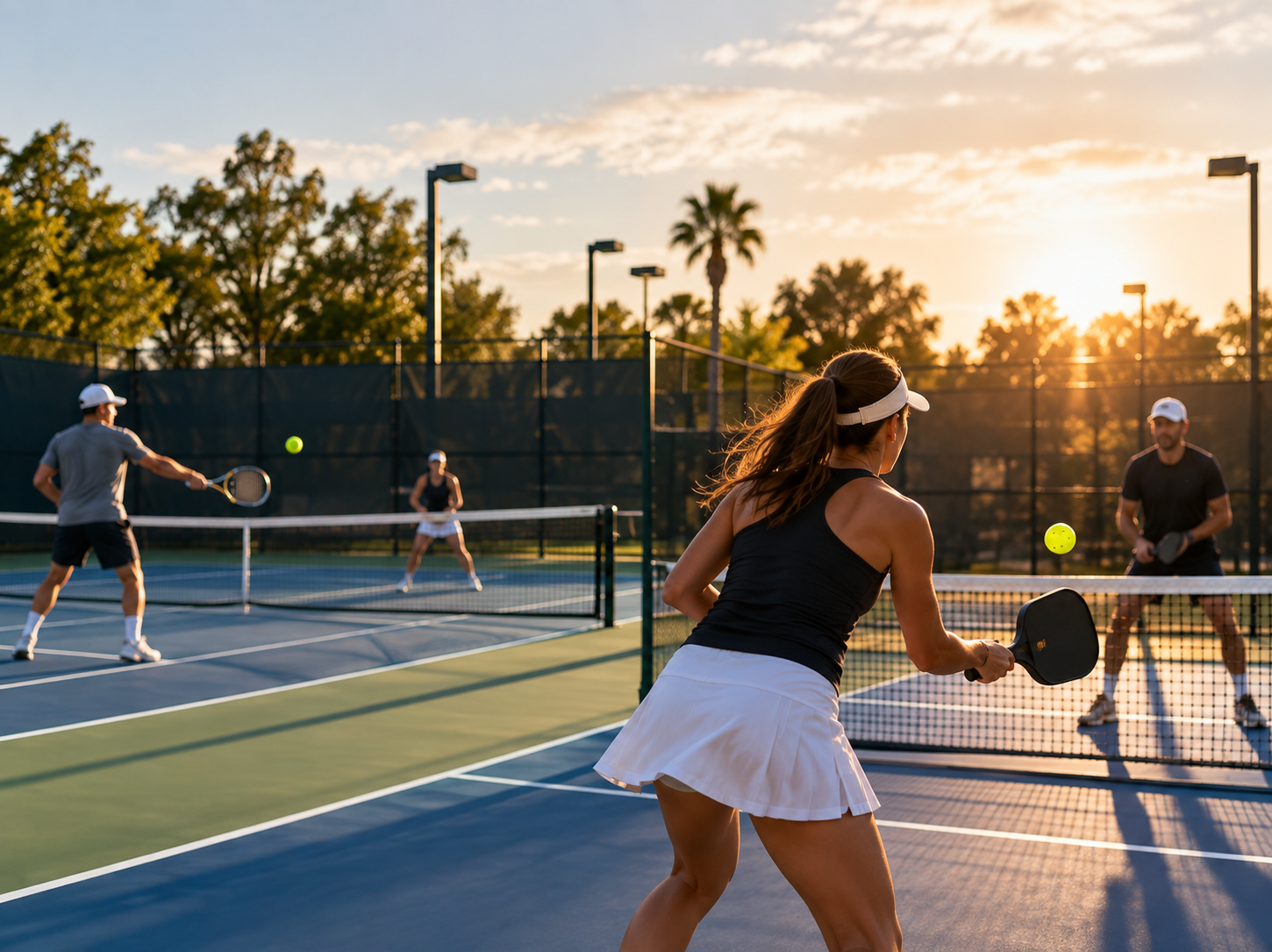 Tennis court at Impact Activities